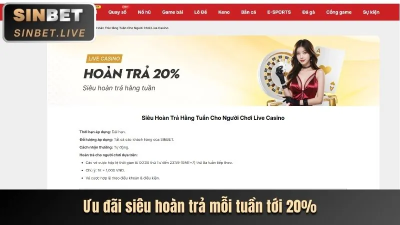 Biểu tượng hoàn trả và thưởng nạp lại cho người chơi tại J888.com.
